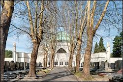 Viennaslide-00371154f Wien, Zentralfriedhof, Jüdischer Teil, Zeremonienhalle von Ignaz Reiser, 1928