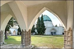 Viennaslide-00371156f Wien, Zentralfriedhof, Jüdischer Teil, Zeremonienhalle von Ignaz Reiser, 1928