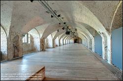 Viennaslide-00380378f Wien, Schloss Neugebäude, Untergeschoß, Tanzsaal - Vienna, Neugebaeude Palace, Interior Lower Floor