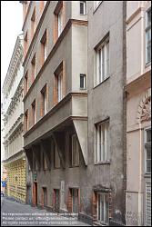 Viennaslide-00411910 Wien, Mietshaus Hörandner, Stuckgasse 14, Oskar Strnad (mit O. Wlach), 1910-1911