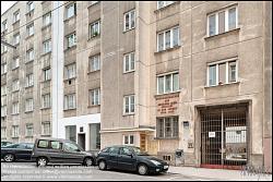 Viennaslide-00430118f Wien, Gemeindebau der Nachkriegszeit, Blechturmgasse 23-27, Josef Hoffmann 1949-1950