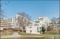 Viennaslide-00441335f Wien, Gemeindebau der 1970er Jahre, Wohnhausanlage Am Schöpfwerk