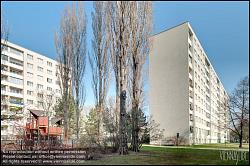 Viennaslide-00441504f Wien, Gemeindebau der 1970er Jahre, Per-Albin-Hansson-Siedlung Ost