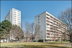 Viennaslide-00441601f Wien, Gemeindebau der 1970er Jahre, Eisenstadtplatz