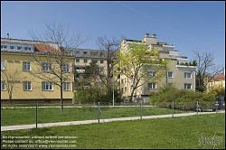Viennaslide-00442203 Wien, Genossenschaftshaus Rosenhügelstraße - Vienna, Cooperative Society Tenement Rosenhügelstraße