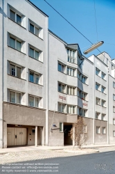 Viennaslide-00450113f Wien, moderne Wohnhausanlage Einsiedlergasse 13, Heinz Tesar 1981-1983