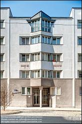 Viennaslide-00450114f Wien, moderne Wohnhausanlage Einsiedlergasse 13, Heinz Tesar 1981-1983