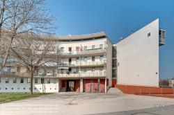 Viennaslide-00451226f Wien, Wohnhausanlage Am Wienerberg, verschiedene Architekten, 1984-1987
