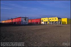 Viennaslide-00451710 Wien, Wohnbau der 1980er Jahre, Siedlung Pilotenweg von Adolf Krischanitz