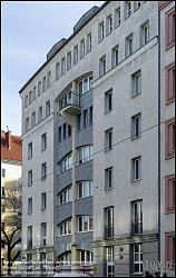 Viennaslide-00453303 Wien, Schrankenberggasse 18-20, Genossenschaftshaus von Rob Krier, 1983