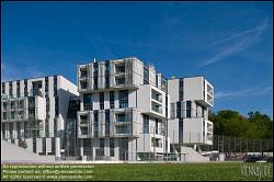 Viennaslide-00470378 Wien, Wohnbau Sensengasse, Ansicht vom Sportplatz Spitalgasse