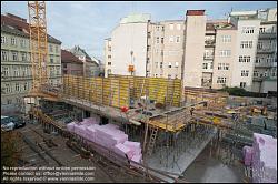 Viennaslide-00470602 Wien, Baustelle des Wohnbaus Beatrixgasse 11