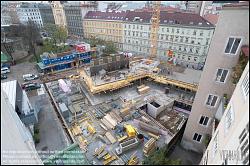 Viennaslide-00470610 Wien, Baustelle des Wohnbaus Beatrixgasse 11