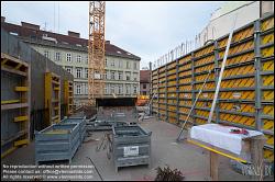 Viennaslide-00470659 Wien, Baustelle des Wohnbaus Beatrixgasse 11, Schalung