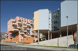 Viennaslide-00471101 Wien, Terrassenhaus Buchengasse, Architekt Rüdiger Lainer 2008