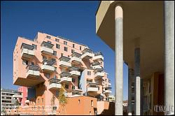 Viennaslide-00471102 Wien, Terrassenhaus Buchengasse, Architekt Rüdiger Lainer 2008