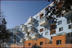 Viennaslide-00471110 Wien, Terrassenhaus Buchengasse, Architekt Rüdiger Lainer 2008