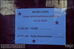 Viennaslide-00541501 Wien, Abschiedsvorstellung im Bellaria-Kino, 24.12.2019