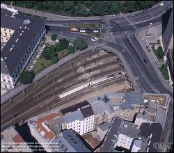 Viennaslide-00571006 Wien, Bahnhof Wien Mitte, Luftbild