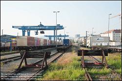 Viennaslide-00573111 Wien, Stadtentwicklungsgebiet Nordwestbahnhof, Containerverladung