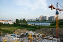 Viennaslide-00577016 Wien, Stadtentwicklungsgebiet Aspanggründe, Baustelle