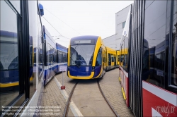 Viennaslide-00611207 Wien, Alstom, Präsentation der 1000. Straßenbahn von Alstom (früher Bombardier) aus Wien, Flexity für Goldcoast, Australien  // Vienna, Presentation of the 1000th Streetcar by Alstom Vienna (former Bombardier), Flexity for Goldcoast (Australia)