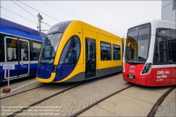 Viennaslide-00611208 Wien, Alstom, Präsentation der 1000. Straßenbahn von Alstom (früher Bombardier) aus Wien, Flexity Goldcoast und Wien  // Vienna, Presentation of the 1000th Streetcar by Alstom Vienna (former Bombardier) Flexity Goldcoast and Vienna