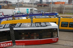 Viennaslide-00611221 Wien, Alstom, Präsentation der 1000. Straßenbahn von Alstom (früher Bombardier) aus Wien // Vienna, Presentation of the 1000th Streetcar by Alstom Vienna (former Bombardier)