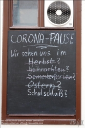 Viennaslide-00630139 Wien, Corona-Pause in der Gastronomie