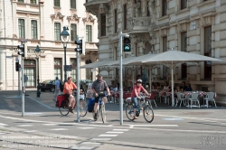 Viennaslide-00800103 Wien, Radweg Ringstraße