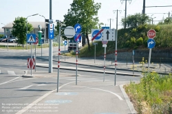 Viennaslide-00800117 Wien, konfuse Verkehrsregelung