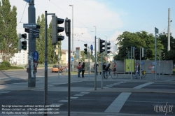 Viennaslide-00800119 Verkehrsplanung, Radweg, Kreuzung mit Mastenwald