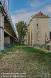 Viennaslide-00811022 Wien, Geiereckstraße, Wohnhäuser an der Südosttangente, Autobahn A23