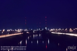 Viennaslide-00821115 Autoverkehr, Autobahn bei Nacht - Traffic, Highway at Night