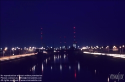 Viennaslide-00821115 Autoverkehr, Autobahn bei Nacht - Traffic, Highway at Night