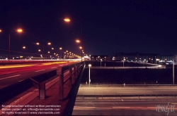 Viennaslide-00821120 Autoverkehr, Autobahn bei Nacht - Traffic, Highway at Night