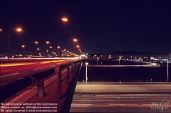 Viennaslide-00821120 Autoverkehr, Autobahn bei Nacht - Traffic, Highway at Night