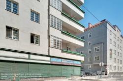 Viennaslide-00420136f Wien, Gemeindebau des 'Roten Wien' - Vienna, Council Tenement Block, 'Red Vienna'
Brandmayergasse 24, Egon Riss, Franz Judtmann, 1929, 68 Wohnungen