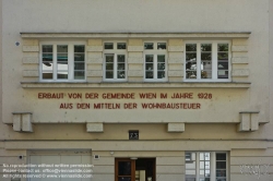 Viennaslide-00420923 Wien, Gemeindebau des 'Roten Wien' - Vienna, Council Tenement Block, 'Red Vienna', Meiselstraße 73, Theodor Schöll 1928