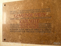 Viennaslide-00420940 Wien, Gemeindebau des 'Roten Wien' - Vienna, Council Tenement Block, 'Red Vienna', Sebastian-Kelch-Gasse 5–7, Cervantesgasse 16, Karl Holey 1929