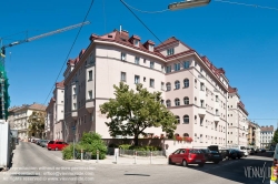 Viennaslide-00420961 Wien, Gemeindebau des 'Roten Wien' - Vienna, Council Tenement Block, 'Red Vienna', Meiselstraße 67–69, Sebastian-Kelch-Gasse, Cervantesgasse, Anton Drexler, Rudolf Sowa, Rudolf Eugen Heger 1926