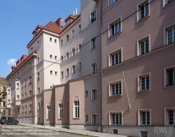 Viennaslide-00420966 Wien, Gemeindebau des 'Roten Wien' - Vienna, Council Tenement Block, 'Red Vienna', Meiselstraße 67–69, Sebastian-Kelch-Gasse, Cervantesgasse, Anton Drexler, Rudolf Sowa, Rudolf Eugen Heger 1926