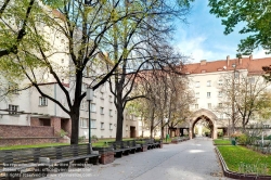 Viennaslide-00421378f Wien, Gemeindebau des 'Roten Wien' - Vienna, Council Tenement Block, 'Red Vienna', Rabenhof, Baumgasse 29–41, Heinrich Schmid und Hermann Aichinger 1925–1928