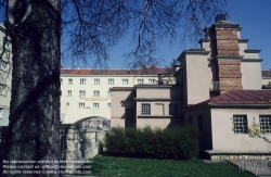 Viennaslide-00421506 Wien, Gemeindebau des 'Roten Wien' - Vienna, Council Tenement Block, 'Red Vienna', Anlage Sandleiten, Emil Hoppe & Otto Schönthal, Franz Matuschek (Bauteil I–IV), Siegfried Theiss & Hans Jaksch, Franz Krauß (Bauteil V), Erich Franz Leischner (Kindergarten)