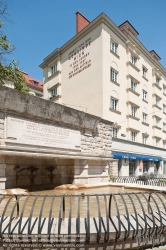 Viennaslide-00421535 Wien, Gemeindebau des 'Roten Wien' - Vienna, Council Tenement Block, 'Red Vienna', Anlage Sandleiten, Emil Hoppe & Otto Schönthal, Franz Matuschek (Bauteil I–IV)