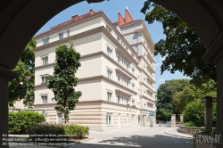 Viennaslide-00421542 Wien, Gemeindebau des 'Roten Wien' - Vienna, Council Tenement Block, 'Red Vienna', Anlage Sandleiten, Emil Hoppe & Otto Schönthal, Franz Matuschek (Bauteil I–IV)