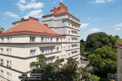 Viennaslide-00421548 Wien, Gemeindebau des 'Roten Wien' - Vienna, Council Tenement Block, 'Red Vienna', Anlage Sandleiten, Emil Hoppe & Otto Schönthal, Franz Matuschek (Bauteil I–IV)