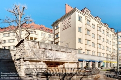 Viennaslide-00421570f Wien, Gemeindebau des 'Roten Wien' - Vienna, Council Tenement Block, 'Red Vienna', Anlage Sandleiten, Emil Hoppe & Otto Schönthal, Franz Matuschek (Bauteil I–IV)