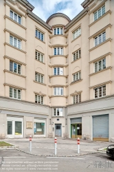 Viennaslide-00421572f Wien, Gemeindebau des 'Roten Wien' - Vienna, Council Tenement Block, 'Red Vienna', Anlage Sandleiten, Emil Hoppe & Otto Schönthal, Franz Matuschek (Bauteil I–IV)