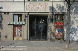 Viennaslide-00422086 Wien, Gemeindebau des 'Roten Wien' - Vienna, Council Tenement Block, 'Red Vienna', Ernst Hinterberger-Hof, Margaretengürtel 122–124; Adolf Jelletz 1929